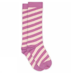 Candy stripe knee socks