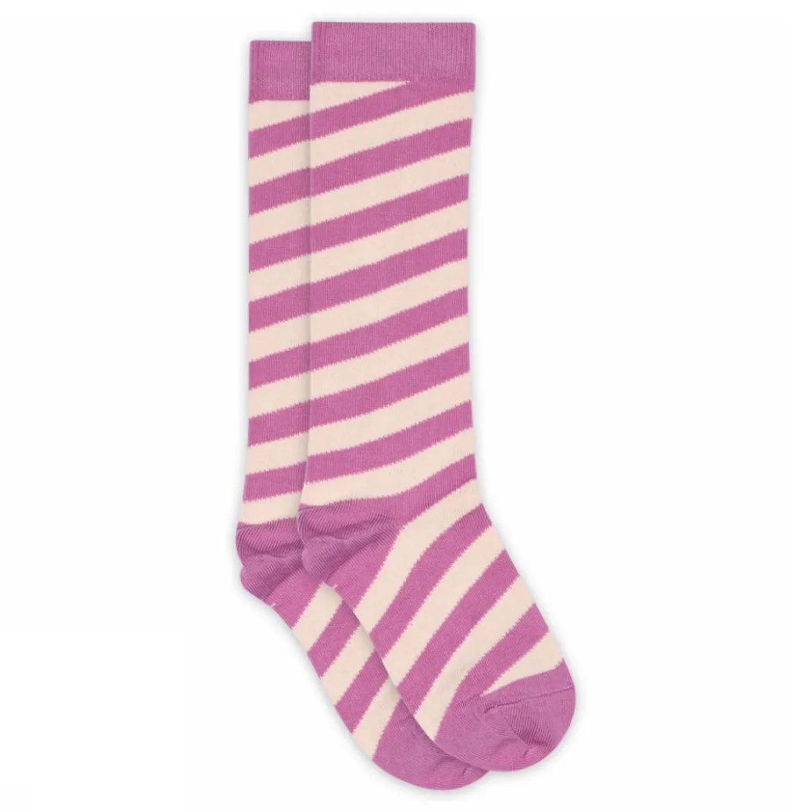 Candy stripe knee socks