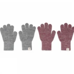 Comfy glitter gloves 2-pack