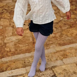 Cotton rib tights