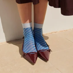 Elisa glitter short socks