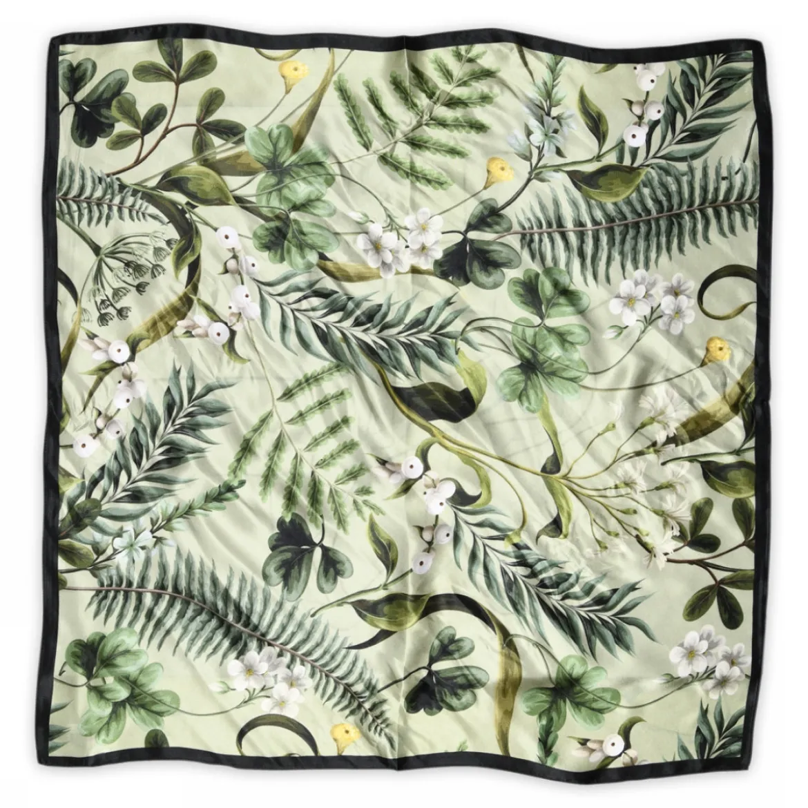 Fern silk scarf