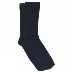 Fine cotton rib socks