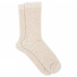 Fine cotton rib socks