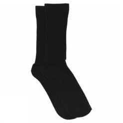 Fine cotton rib socks