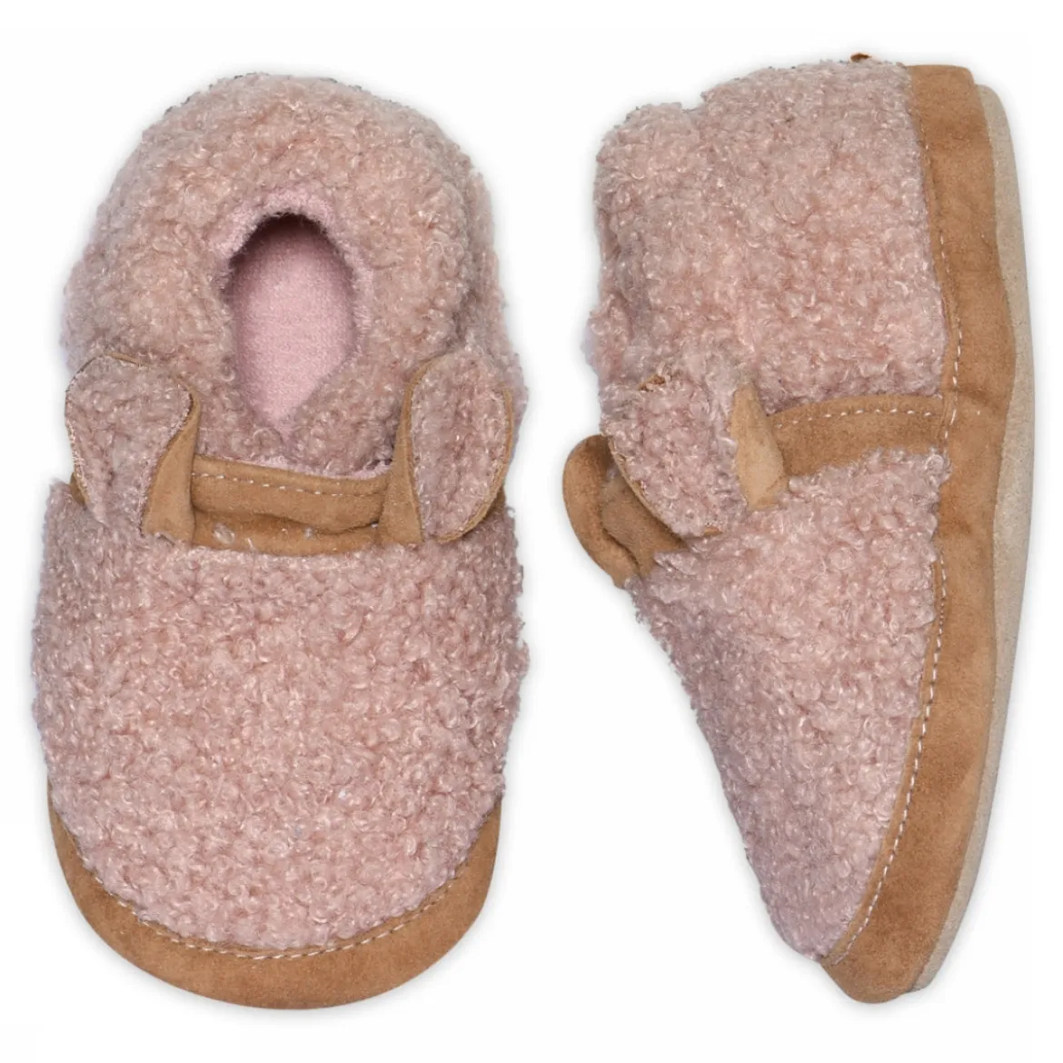 Fuzzy teddy slipper