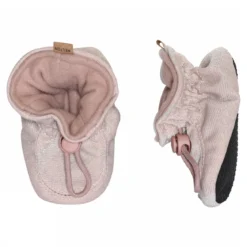 Glitter textile slippers