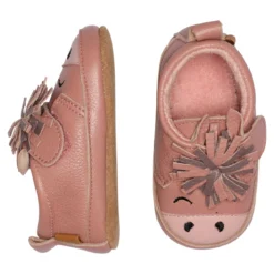 Horse leather slippers