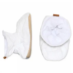 Lace textile slippers