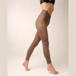 Leopard footless - 150 denier