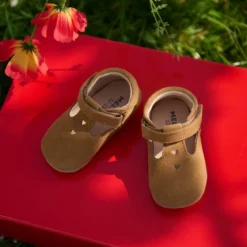 Mary Jane leather slippers