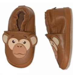 Monkey leather slippers