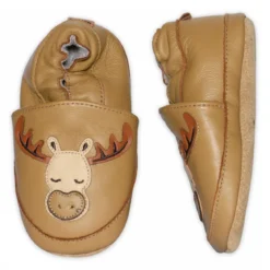 Moose leather slipper