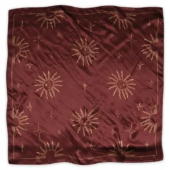 Solar silk scarf