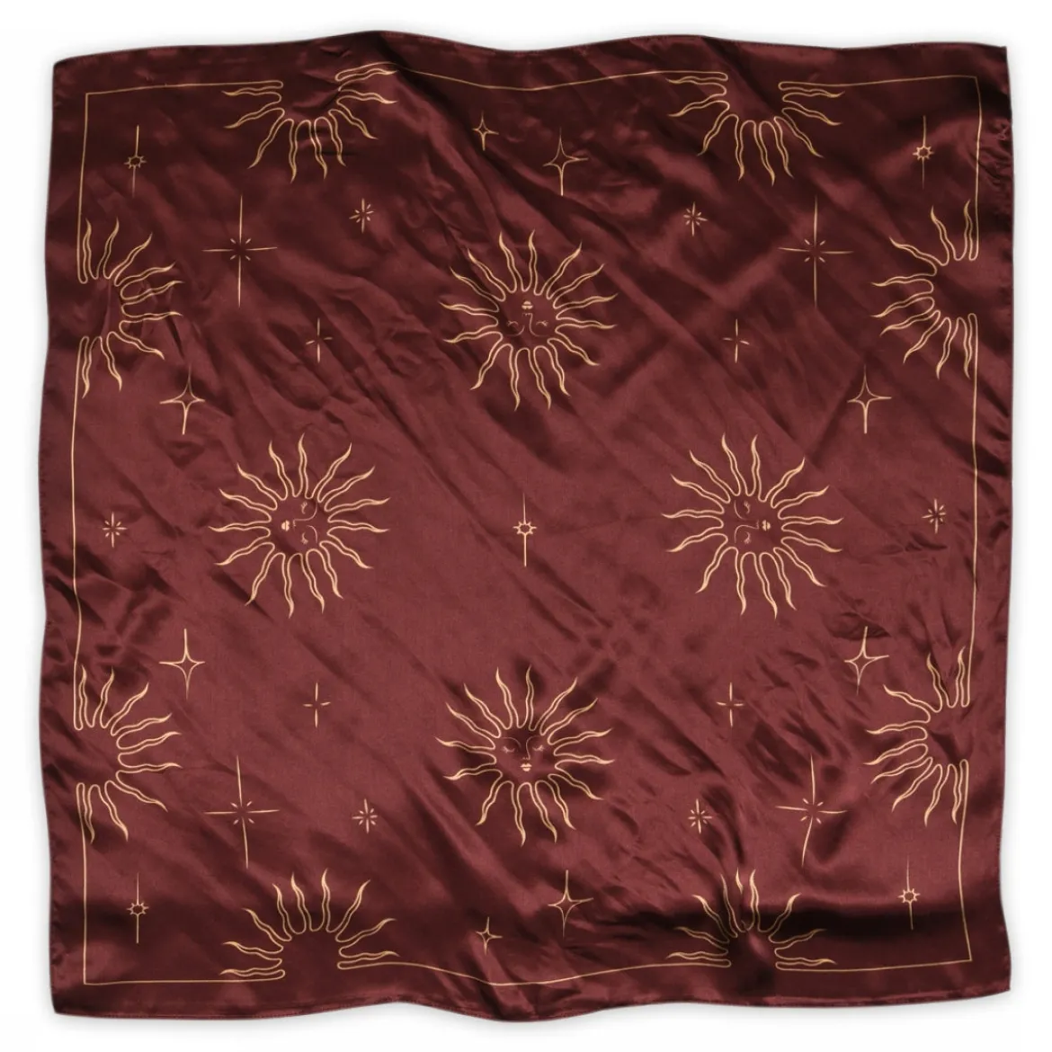 Solar silk scarf