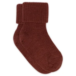 Wool rib baby socks