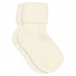 Wool rib baby socks