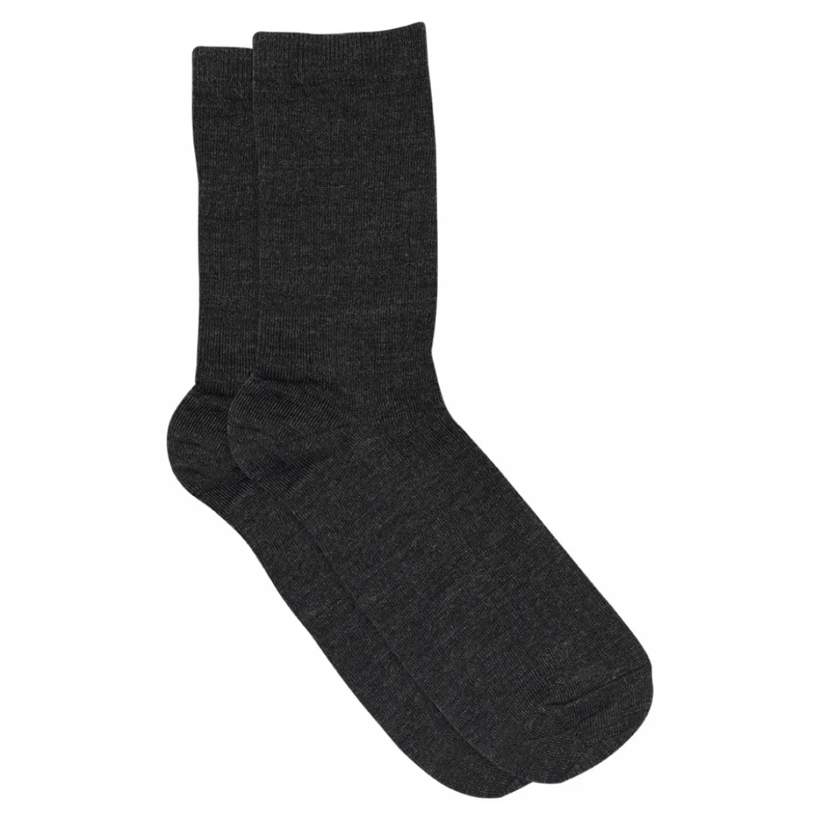 Wool rib socks