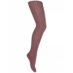 Wool rib tights