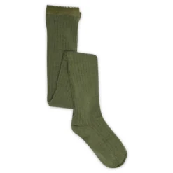 Wool rib tights
